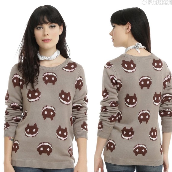 Cookie Cat Knit Pullover Sweater | Poshmark